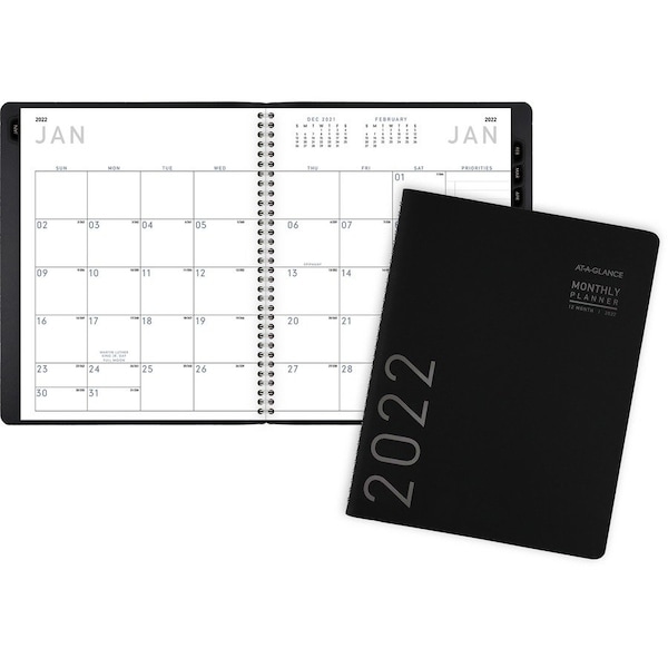 At-A-Glance Planner, Mnth, Contmp, 7X9, Bk AAG70120X05 - main